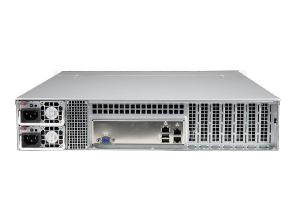 Supermicro SCLA25TQC R609LP - Rackmonterbar - 2U - forbedret og utvidet ATX - SATA/SAS - hot-swap 650 watt - svart