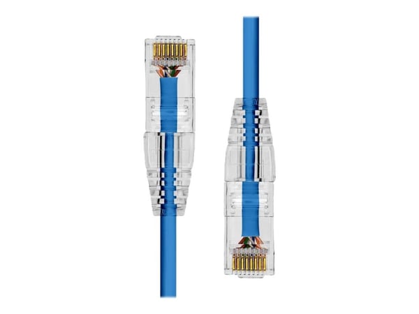 ProXtend Ultra Slim - Liitäntäkaapeli - RJ-45 (han) til RJ-45 (han) - 5 m - 3,6 mm - UTP - CAT 6 - halogeenisuojattu, kestävä - sininen