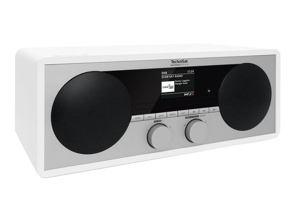 TechniSat DigitRadio 451 CD IR - Lydsystem - 2 x 15 watt - hvit