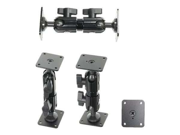 Brodit Standard Duty Pidestal Mount - Komponenter for montering (sokkelmontering) - aluminium - svart - overflatemonterbar