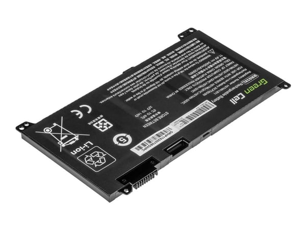 Green Cell - Batteri til bærbar PC (tilsvarer: HP RR03XL) - litiumpolymer - 3400 mAh - svart - for HP ProBook 430 G4, 430 G5, 440 G4, 440 G5, 450 G...