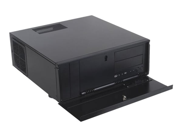 SilverStone Grandia GD07 - Tower - SSI EEB - ingen strømforsyning (ATX / PS/2) - svart - USB/lyd
