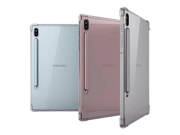 eSTUFF - Baksidedeksel for nettbrett - termoplast-polyuretan (TPU) - blank - for Samsung Galaxy Tab S7+
