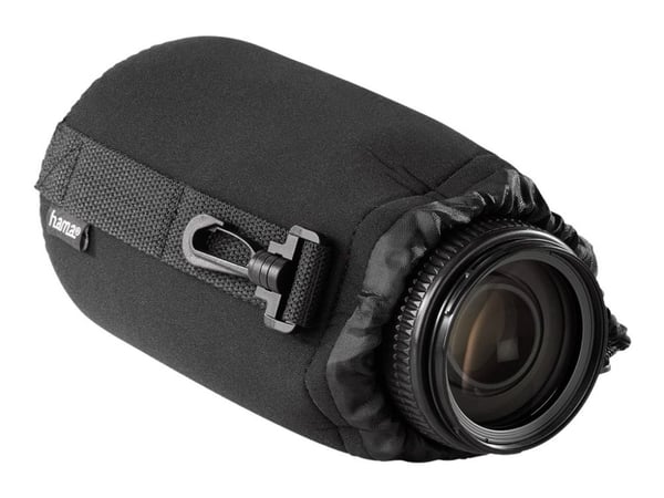 Hama size L, 130 - Påse för lins - neopren - svart