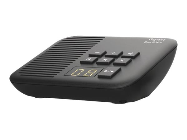 Gigaset Box 200A - Basisstasjon for trådløs telefon - svarersystem - ECO DECT\GAP - svart Gigaset Box 200A - Basisstasjon for trådløs telefon - svarersystem - ECO DECT\GAP - svart