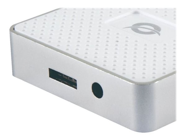Conceptronic HUBBIES03W - Hub - 4 x SuperSpeed USB 3.0 - stasjonær