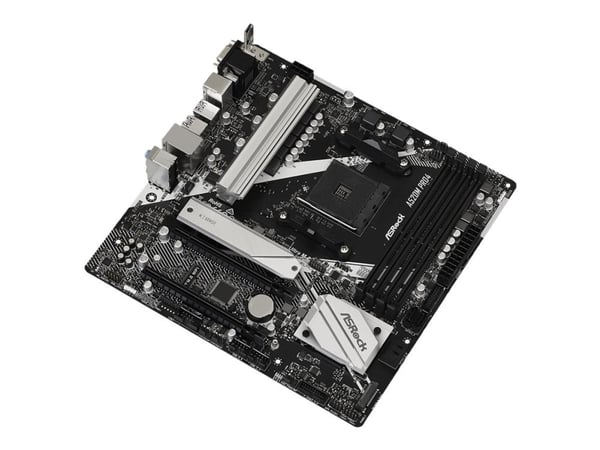 ASRock A520M Pro4 - Hovedkort - micro ATX - Socket AM4 - AMD A520 Chipset - USB 3.2 Gen 1, USB-C Gen1 - Gigabit LAN - innbygd grafikk (CPU kreves) ...
