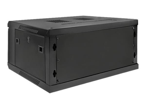 Qoltec - Rack skåp - svart - 4U - 19"