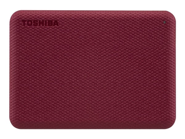 Toshiba Canvio Advance - Harddisk - 4 TB - ekstern (bærbar) - 2.5" - USB 3.2 Gen 1 - rød