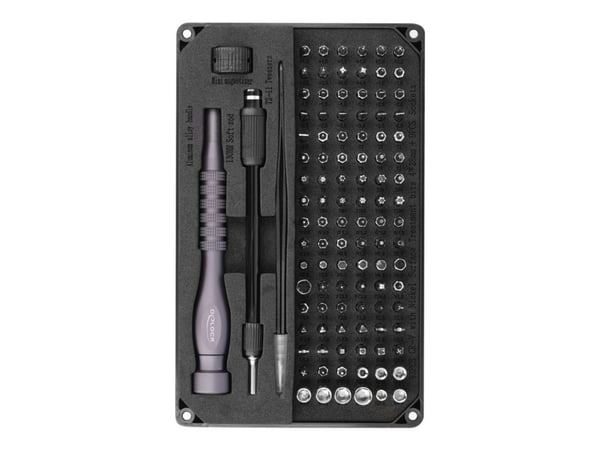 Delock - Precision screwdriver handle with bit and socket set - 106 deler - inn boks