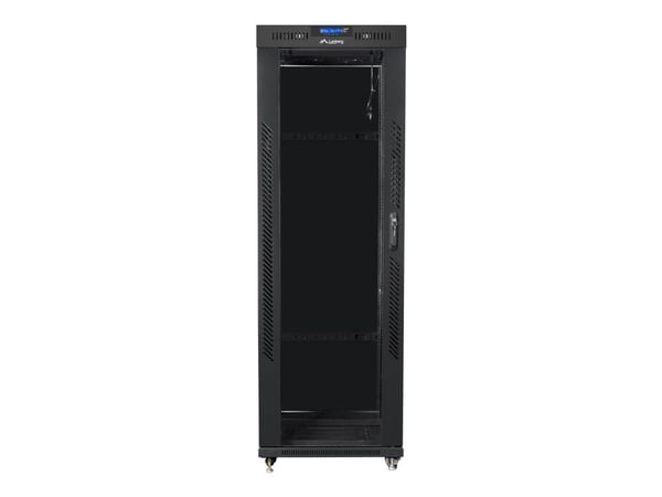 Lanberg - Rack skap - med display, 4 kjølevifter - svart, RAL 9004 - 37U - 19"