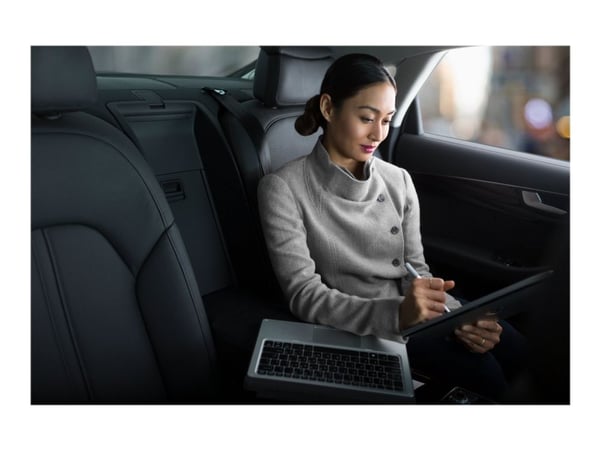HP Advanced - Tastatur - med ClickPad, NFC - dokk - Storbritannia - mørk grå - for Elite x2 1012 G1, 1012 G2