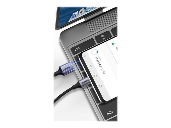 Ugreen - USB-kabel - USB-C (hann) til USB (hann) - USB 2.0 - 5 V - 3 A - 50 cm - svart