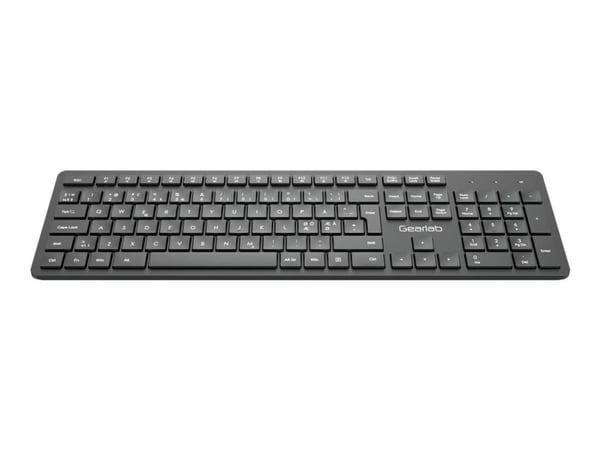 eSTUFF G220 - Tastatur - trådløs - 2.4 GHz - QWERTY - Nordisk - svart