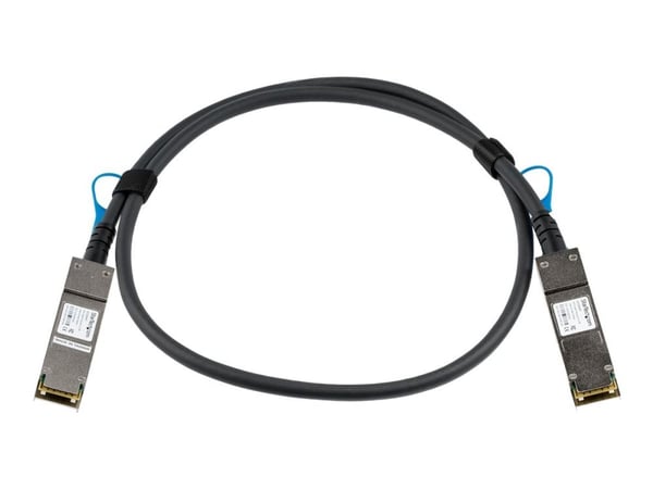 StarTech.com HPE JG326A Kompatibel 1 m 40G QSFP+ til QSFP+ Direct Attach Cable Twinax, 40 GbE QSFP+ Copper DAC 40 Gbps Low Power Active Transceiver...