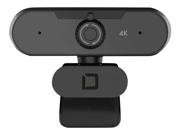 DICOTA Webcam PRO Plus 4K - Nettkamera - farge - 3840 x 2160 - 2160p - lyd - USB 2.0