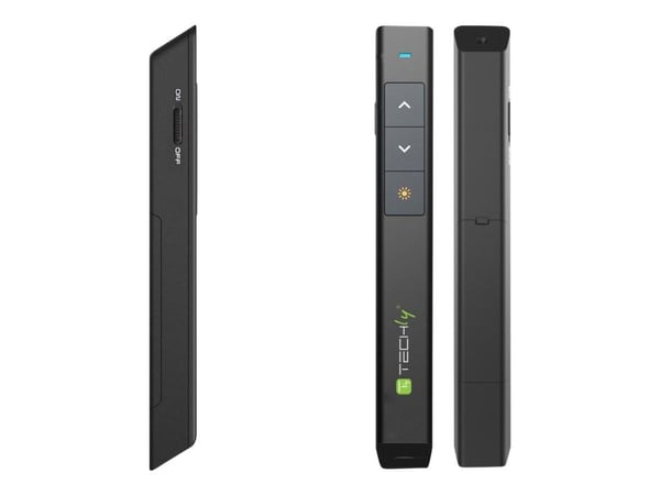 TECHly - Presentasjonsfjernstyring - RF - svart