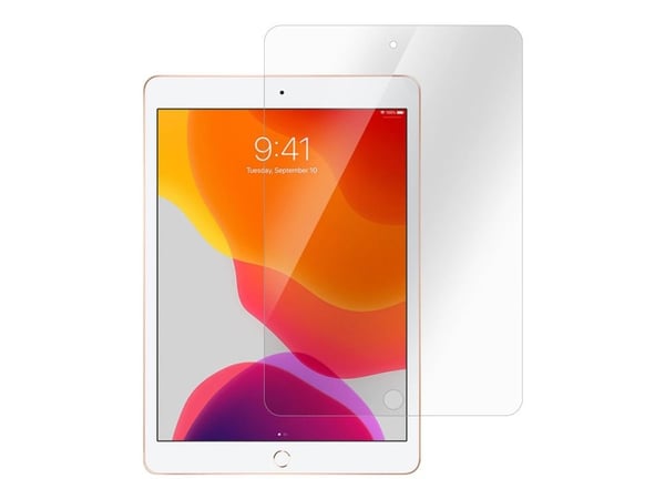 eSTUFF Titan Shield - Skjermbeskyttelse for mobiltelefon - glass - 10.2" - for Apple 10.2-inch iPad (7. generasjon, 8. generasjon, 9. generasjon)