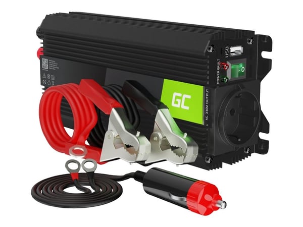 Green Cell PRO - DC til AC invertteri - DC 24 V - 1000 Watt - lajitelma - lajitella Green Cell PRO - DC til AC invertteri - DC 24 V - 1000 Watt - lajitelma - lajitella