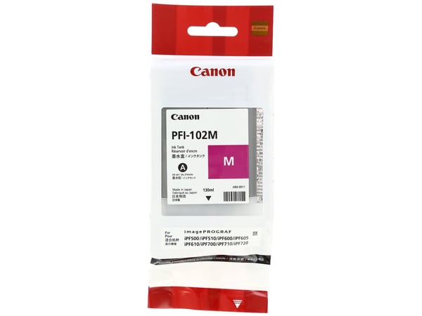 XMA Canon IPF700 Magenta Cartridge, Väriainepohjainen muste