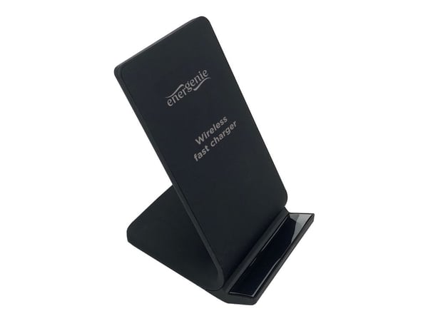 EnerGenie EG-WPC10-02 - Trådløst ladestativ - 10 watt - 1.1 A - svart