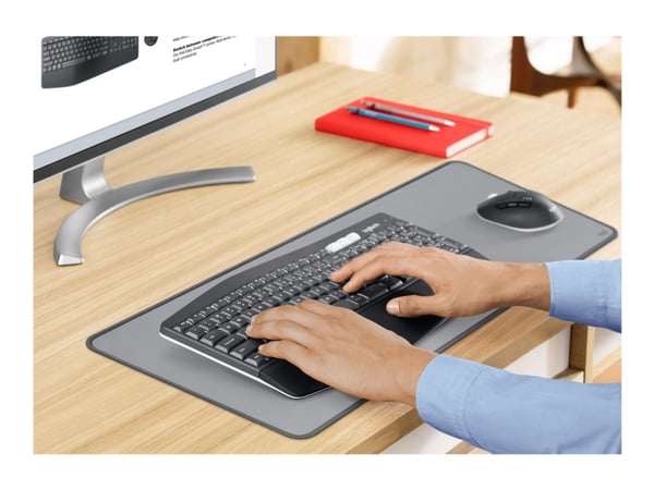 Logitech Studio Series Desk Mat - Tastatur og musepute - mellomgrå