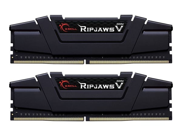 G.Skill Ripjaws V - DDR4 - sett - 64 GB: 2 x 32 GB - DIMM 288-pin - 2666 MHz / PC4-21300 - CL19 - 1.2 V - ikke-bufret - ikke-ECC - klassisk svart