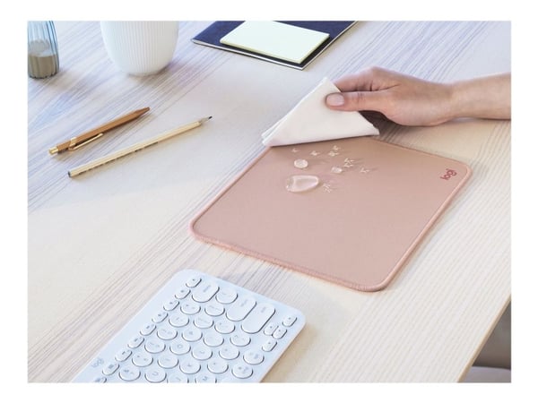 Logitech Studio Series - Musmatta - mörkrosa