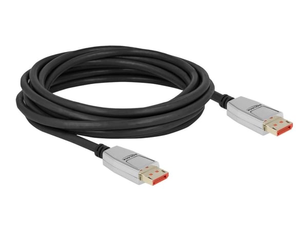 Delock - DisplayPort-kabel - DisplayPort (M) til DisplayPort (M) - DisplayPort 1.4 - 5.0m - støtter 8K UHD (7680 x 4320) - svart (87043)