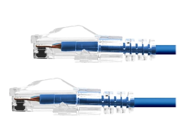 ProXtend Ultra Slim - Liitäntäkaapeli - RJ-45 (han) til RJ-45 (han) - 4 m - 3,6 mm - UTP - CAT 6 - halogeenisuojattu, kestävä - sininen