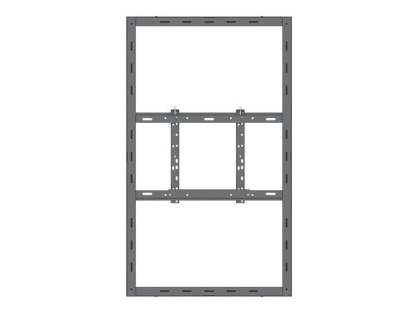 Multibrackets M Pro Series - Innhegning - lav profil - for digitalsignerings-LCD-panel - medium - låsbar - stål - svart - skjermstørrelse: 55" - ve...