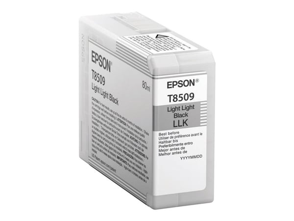Epson Singlepack Light Light Black T850900, Väriainepohjainen muste, 80 ml, 1 kpl
