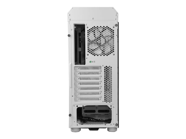 Chieftec SCORPION 3 - Tower - ATX - sidepanel med vindu (herdet glass) - ingen strømforsyning (ATX) - hvit - USB/lyd