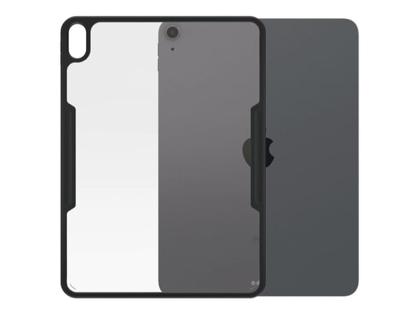 PanzerGlass ClearCase - Black Edition - baksidedeksel for nettbrett - plastikk, herdet glass - 10.9" - for Apple 10.9-inch iPad Air (4. generasjon,...