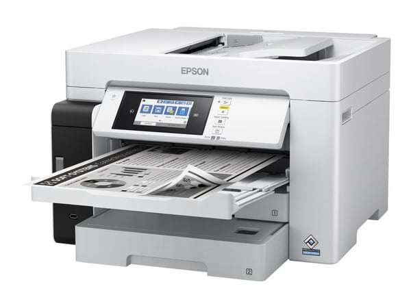 Epson EcoTank Pro M15180 - Multifunksjonsskriver - S/H - ink-jet - påfyllbar - A3 (medie) - opp til 25 spm (trykking) - 550 ark - USB 2.0, LAN, Wi-...