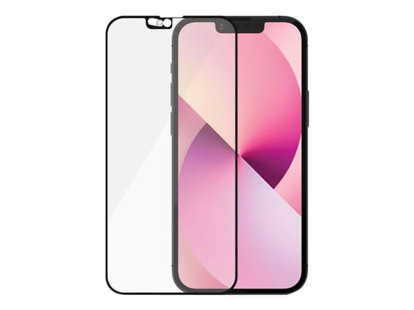 PanzerGlass CamSlider - Fashion Edition - skjermbeskyttelse for mobiltelefon - pyntet med krystaller fra Swarovski - glass - rammefarge svart - for...