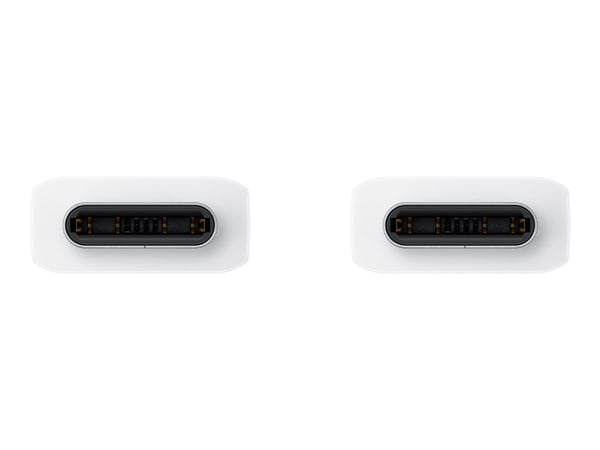 Samsung EP-DX310 - USB-kabel - USB-C (hann) til USB-C (hann) - USB 2.0 - 3 A - 1.8 m - hvit