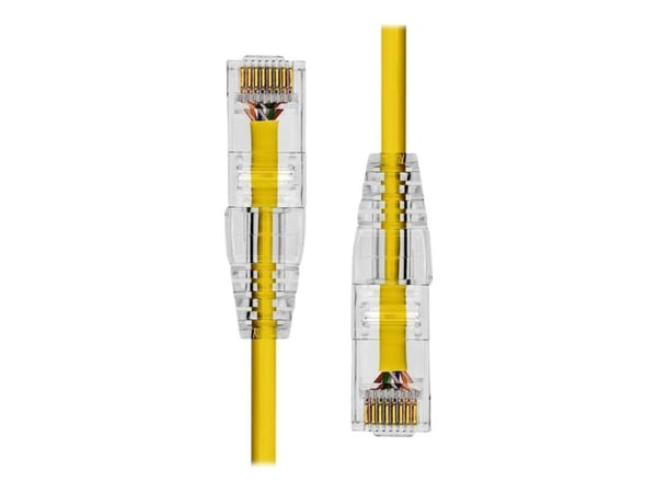 ProXtend - Nettverkskabel - RJ-45 (hann) til RJ-45 (hann) - 5 m - 3.6 mm - UTP - CAT 6 - halogenfri, uten hindringer, flertrådet - gul