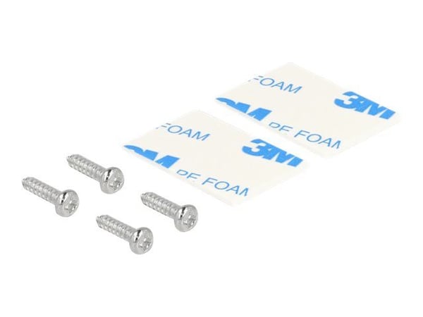 Delock - Nettverkskabel - RJ-45 (hunn) skrubar til RJ-45 (hunn) skrubar - 30 cm - 0.2 mm - STP - flat