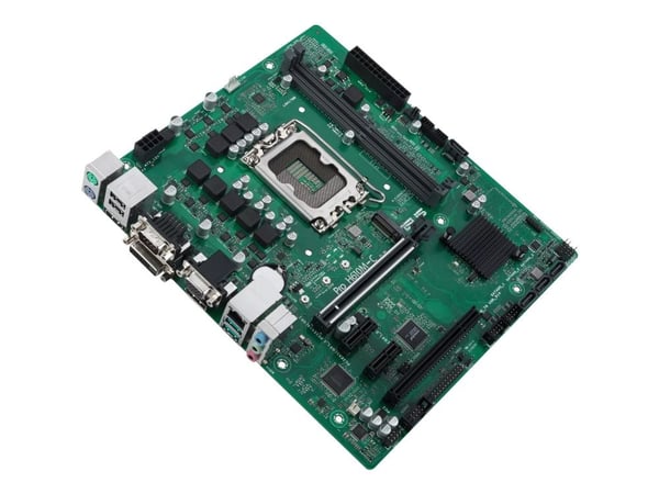 ASUS Pro H610M-C-CSM - Hovedkort - micro ATX - LGA1700-sokkel - H610 Chipset - USB 3.2 Gen 1, USB 3.2 Gen 2 - Gigabit LAN - innbygd grafikk (CPU kr...