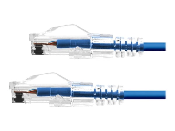 ProXtend - Nettverkskabel - RJ-45 (hann) til RJ-45 (hann) - 5 m - 3.6 mm - UTP - CAT 6a - halogenfri, uten hindringer, flertrådet - blå