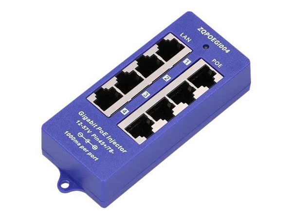 Extralink - Strøminjektor - output-stikforbindelser: 4 - no power supply.