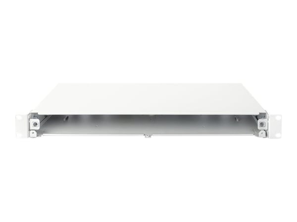DIGITUS DN-96200-QL - Spleiseboks for fiberoptikk - grå, RAL 7035 - 1U - 19"