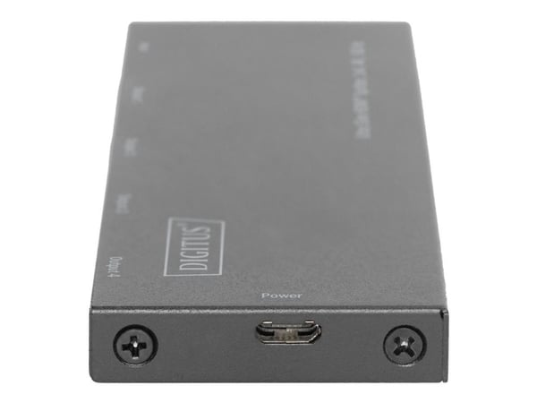 DIGITUS Ultra Slim HDMI Splitter DS-45323 - Video/lyd-splitter - 4 x HDMI - stasjonær