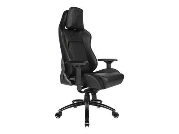 L33T E-Sport Pro Comfort - Spillestol - ergonomisk - armlener - T-formet - tipping - roterende - metall, semsket, alcantara, polyuretanlær, stålram...