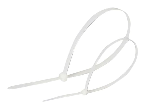 Lanview LVT551040, Irtirepäistävä johdinside, Nailon, Valkoinen, 4 - 90 mm, 9 cm, V2