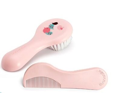 Suavinex Suavinex Pink Comb Brush Set Suavinex Suavinex Pink Comb Brush Set