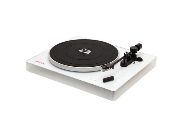 Aiwa APX-680BT/WT, Beltedrevet platespiller, Automatisk, Hvit, Metall, 33 1/3,45 RPM, MM Fiber