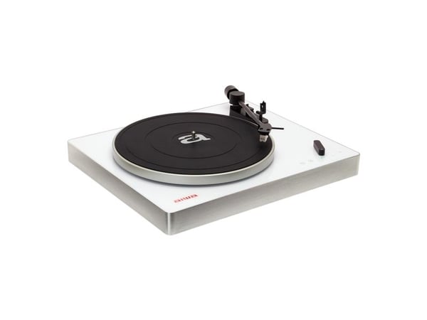 Aiwa APX-680BT/WT, Beltedrevet platespiller, Automatisk, Hvit, Metall, 33 1/3,45 RPM, MM Fiber