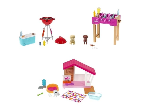 Barbie GRG75, Nuken lisätarvikesetti, 3 vuosi/vuosia